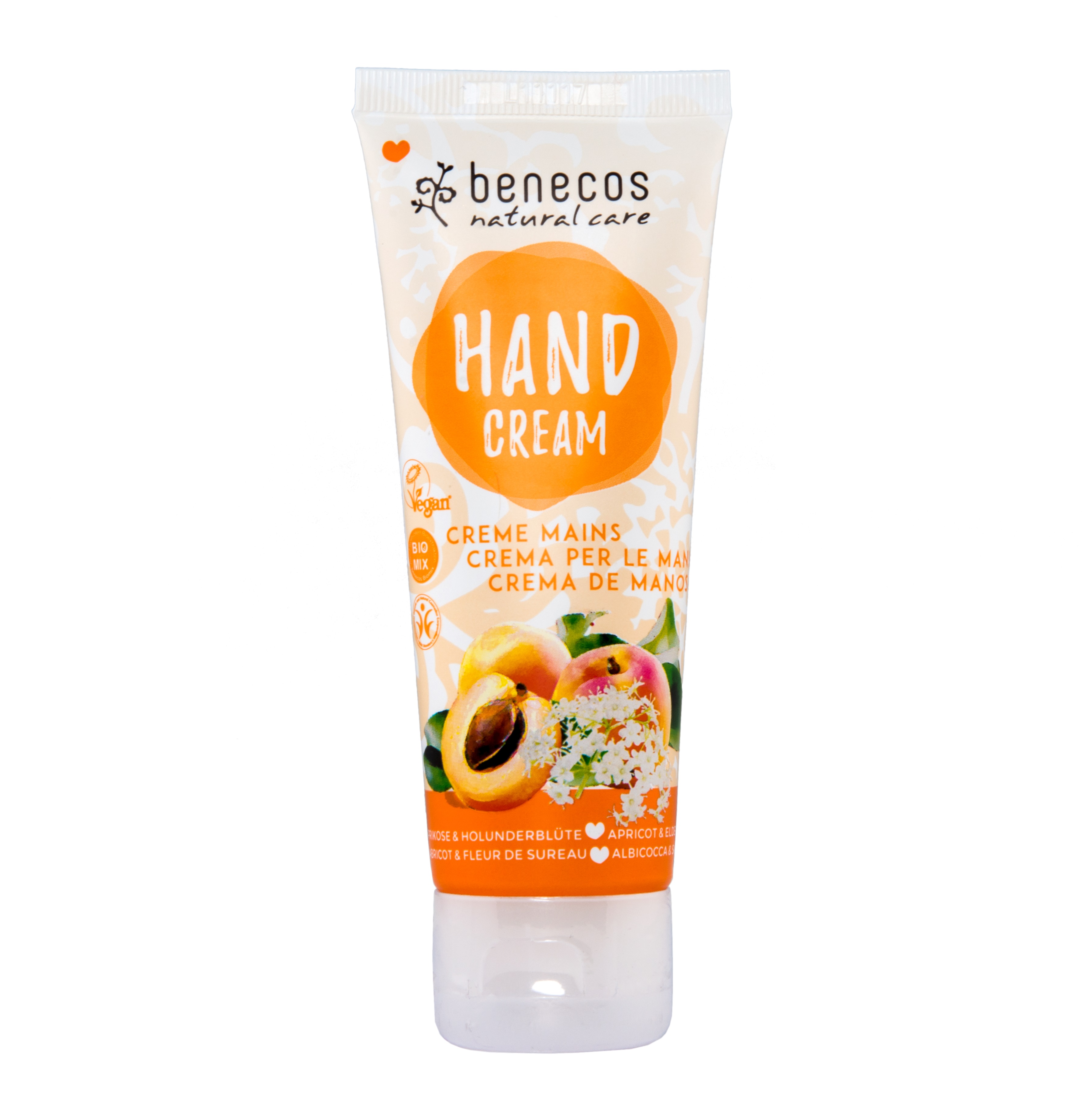 Crema de manos Ecológica Albaricoque y Saúco Benecos